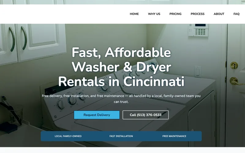 Rinse and Repeat Rentals launch website, Greater Cincinnati